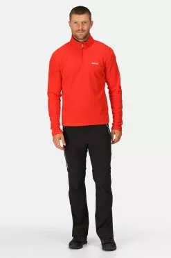 Regatta Red Thompson Half Zip Fleece