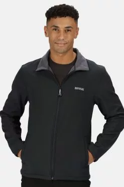 Regatta Black Cera V Full Zip Softshell Jacket
