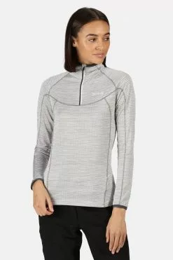 Regatta White Womens Yonder Half Zip Fleece