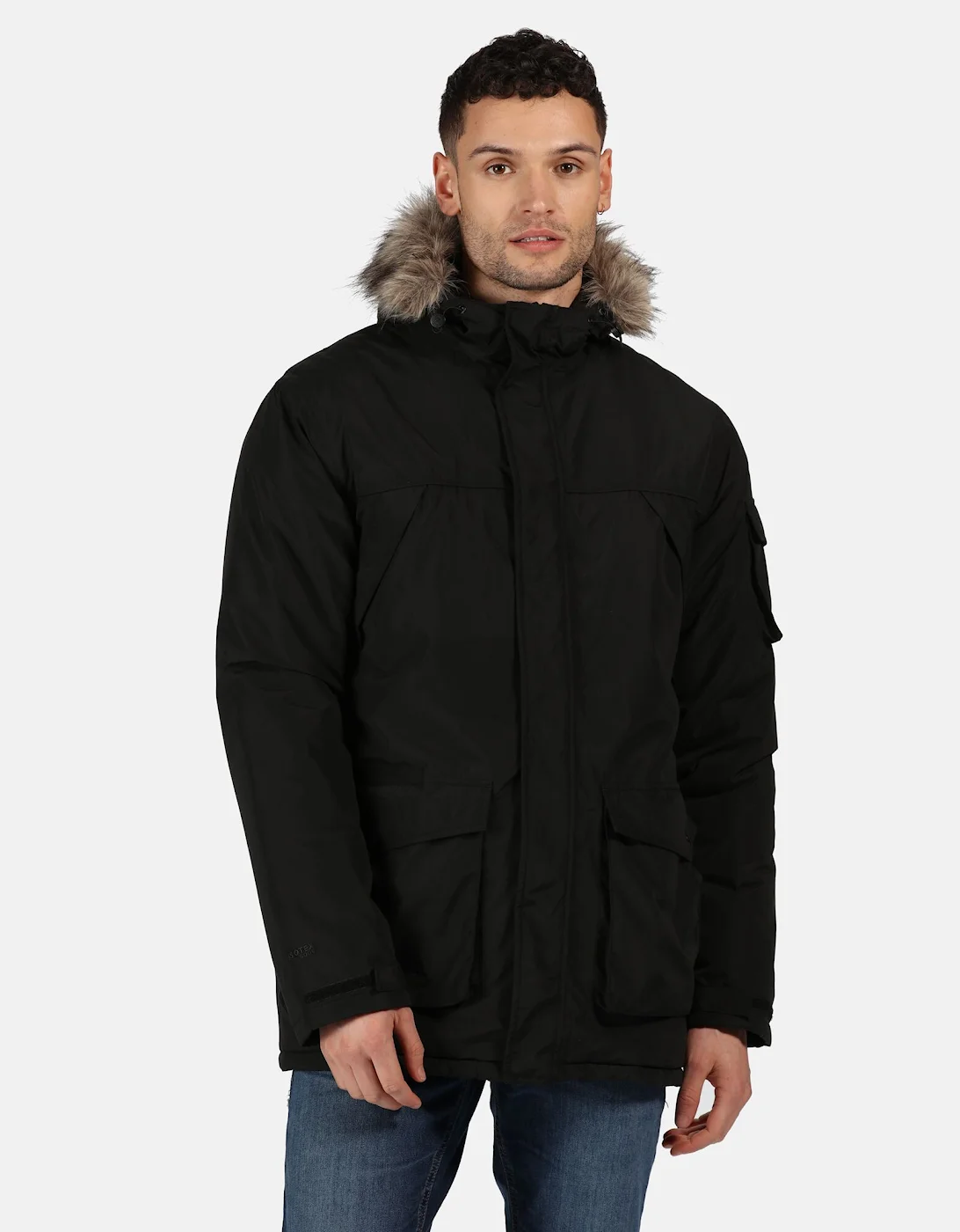 Regatta Mens Salinger II Faux Fur Insulated Parka 3 Regatta Mens Salinger II Faux Fur Insulated Parka