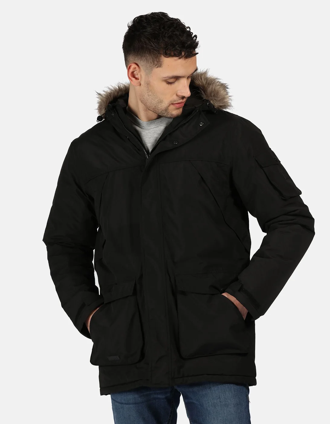 Regatta Mens Salinger II Faux Fur Insulated Parka 6 Regatta Mens Salinger II Faux Fur Insulated Parka - Image 4