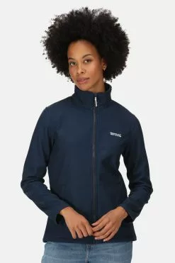 Regatta Blue Connie V Full Zip Softshell Jacket