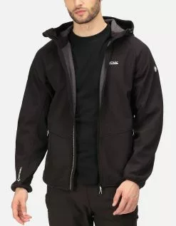 Regatta Mens Arec III Outdoor Hooded Walking Softshell Jacket Coat