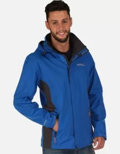 Regatta Mens Matt Durable Taped Seam Hydrafort Waterproof Coat Jacket