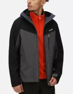 Regatta Mens Birchdale Waterproof Breathable Hooded Outdoor Jacket Coat