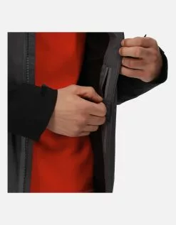 Regatta Mens Birchdale Waterproof Breathable Hooded Outdoor Jacket Coat -Regatta Shop 51622115 Zoom