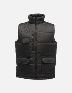 Regatta Mens Steller Ripstop Bodywarmer Gilet TRA803 Black