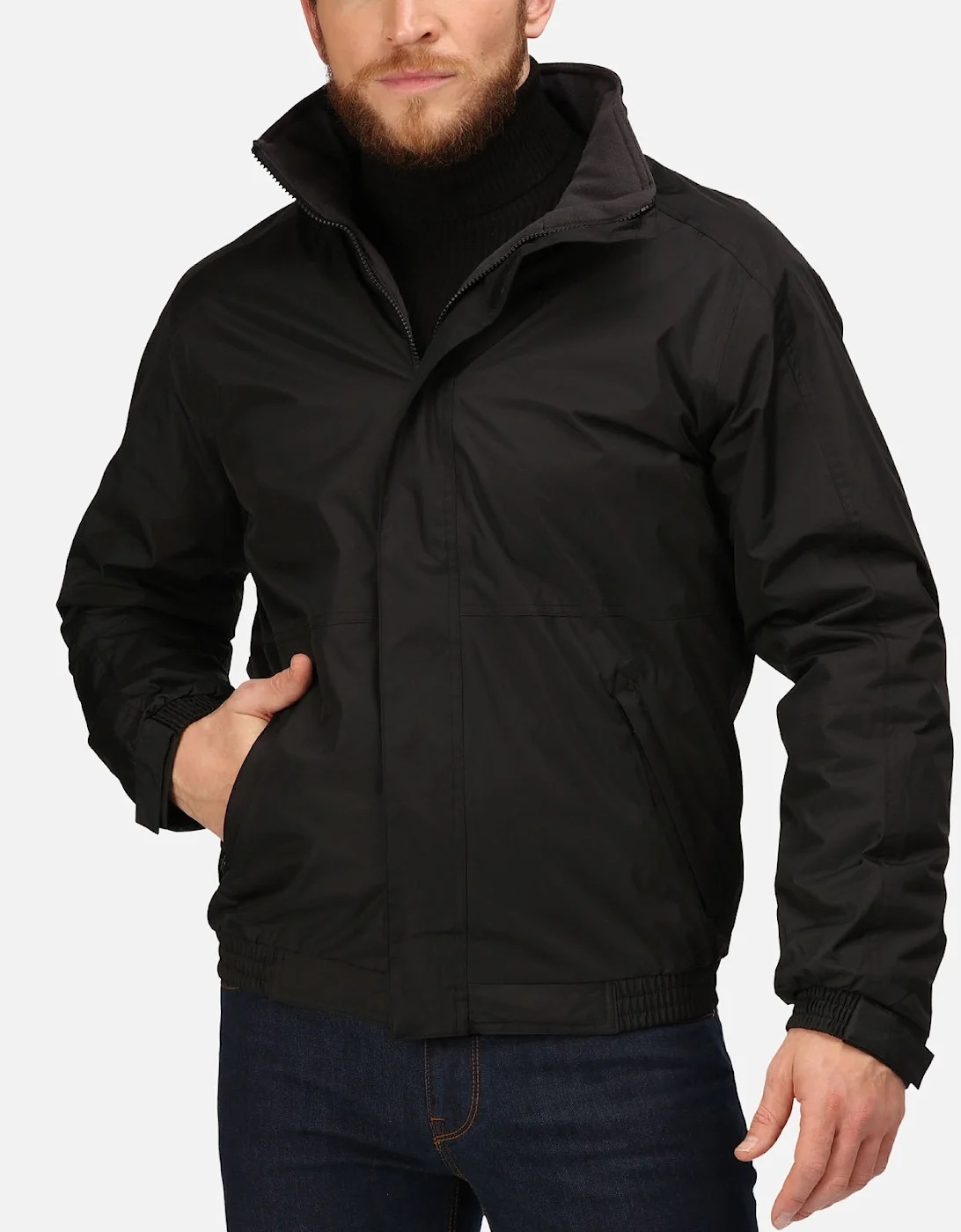 Regatta Professional Mens Dover Fleece Lined Waterproof Bomber Jacket Coat 3 Regatta Professional Mens Dover Fleece Lined Waterproof Bomber Jacket Coat