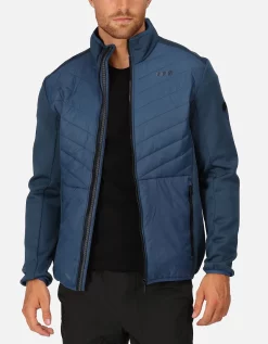 Regatta Mens Clumber III Hybrid Stretch Warm Winter Outdoor Jacket - Blue Wing -Regatta Shop 57686520 Zoom