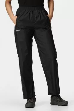 Regatta Black Pack It Waterproof Trousers -Regatta Shop 620290s3