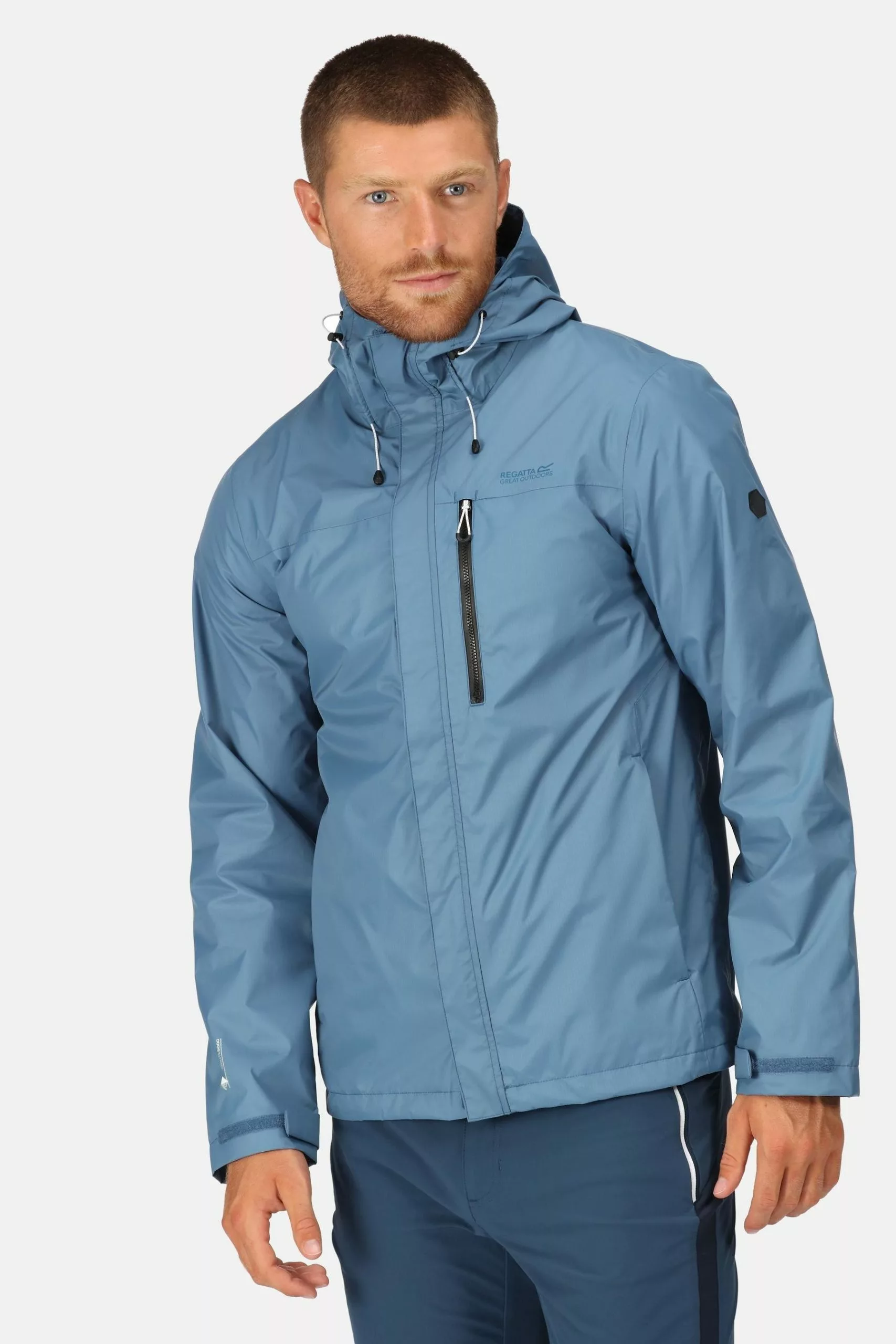 Regatta Blue Baslow Waterproof Jacket 5 Regatta Blue Baslow Waterproof Jacket - Image 3