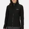 Regatta Black Connie V Full Zip Softshell Jacket -Regatta Shop 677998s