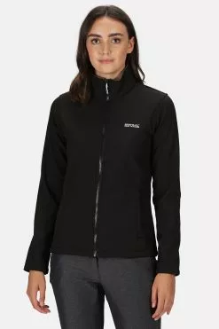 Regatta Black Connie V Full Zip Softshell Jacket