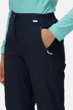 Regatta Blue Womens Highton Waterproof Overtrousers 12 Regatta Blue Womens Highton Waterproof Overtrousers -Regatta Shop 858829s3