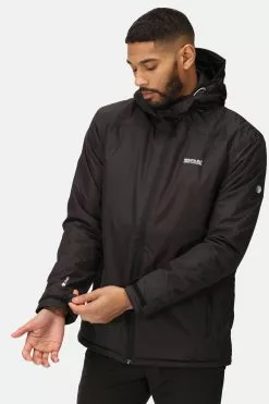 Regatta Thornridge II Black Waterproof Grown On Hooded Jacket 16 Regatta Thornridge II Black Waterproof Grown On Hooded Jacket -Regatta Shop 893059s6