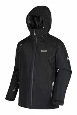 Regatta Thornridge II Black Waterproof Grown On Hooded Jacket 17 Regatta Thornridge II Black Waterproof Grown On Hooded Jacket -Regatta Shop 893059s7