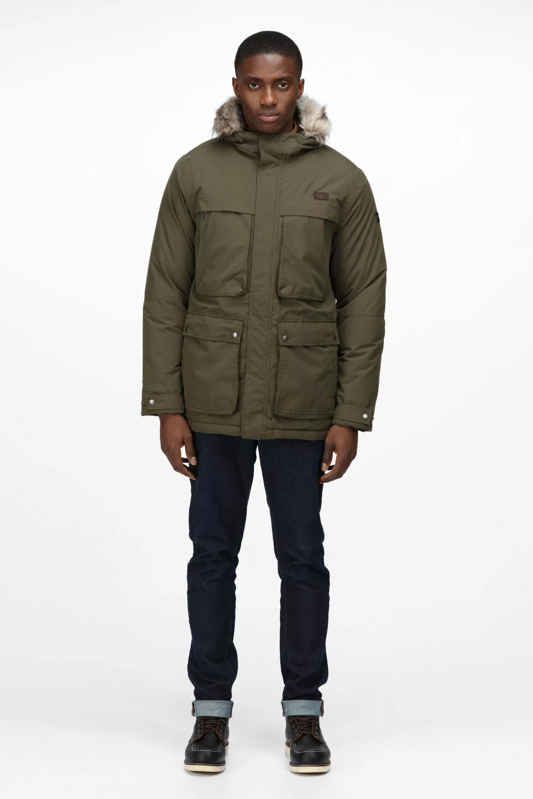 Regatta Green Volter Waterproof Heated Parka Jacket 5 Regatta Green Volter Waterproof Heated Parka Jacket - Image 3