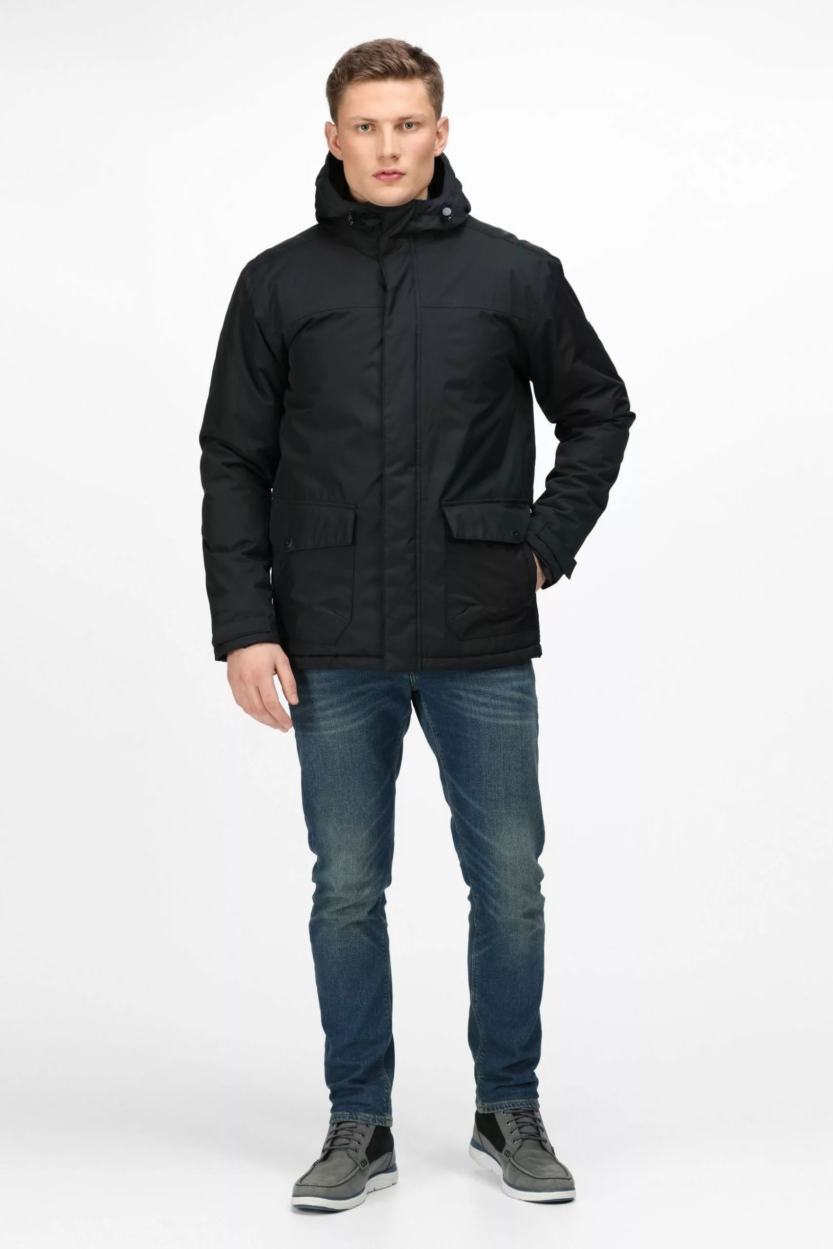 Regatta Black Sterlings III Waterproof Jacket 4 Regatta Black Sterlings III Waterproof Jacket - Image 2