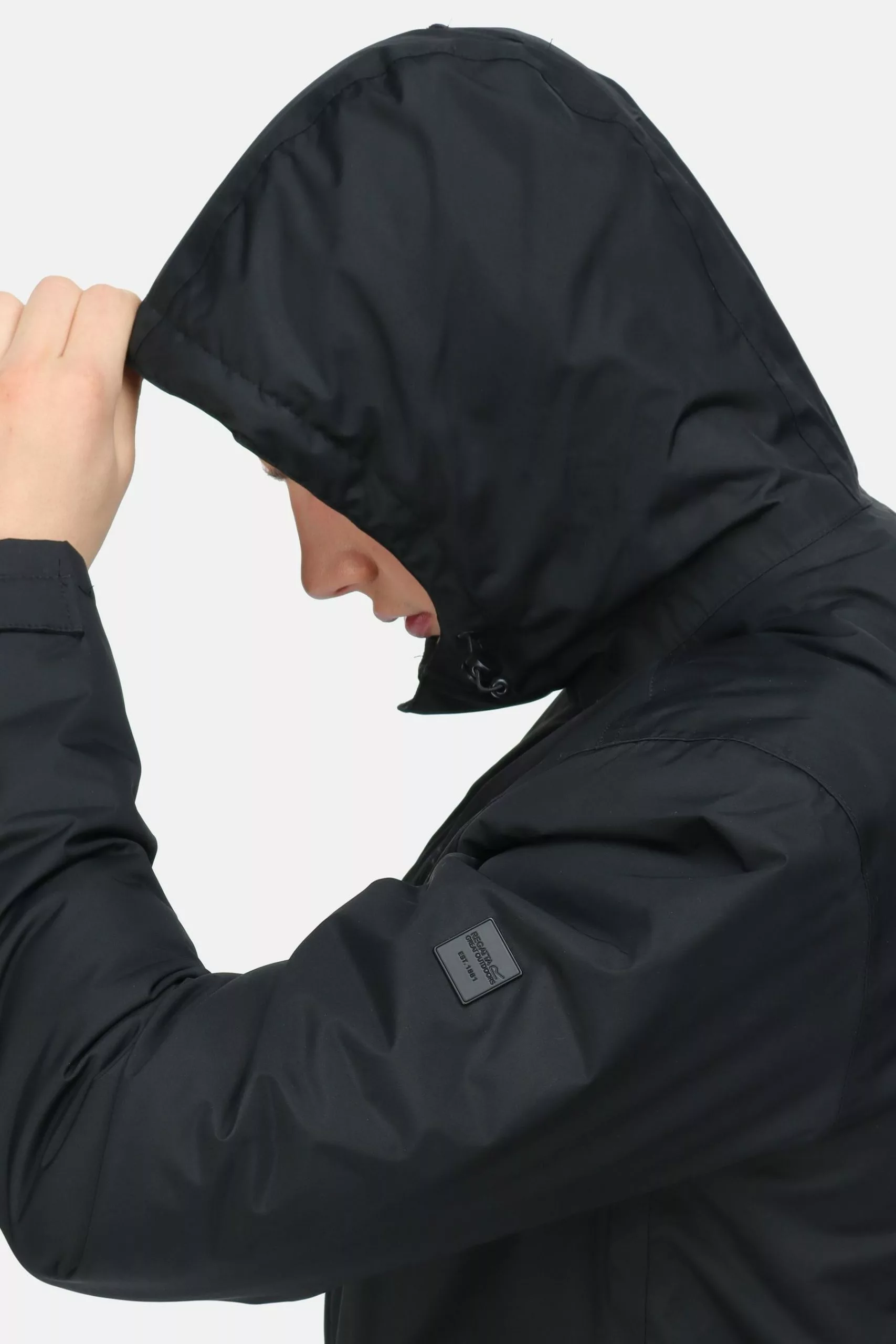 Regatta Black Sterlings III Waterproof Jacket 5 Regatta Black Sterlings III Waterproof Jacket - Image 3