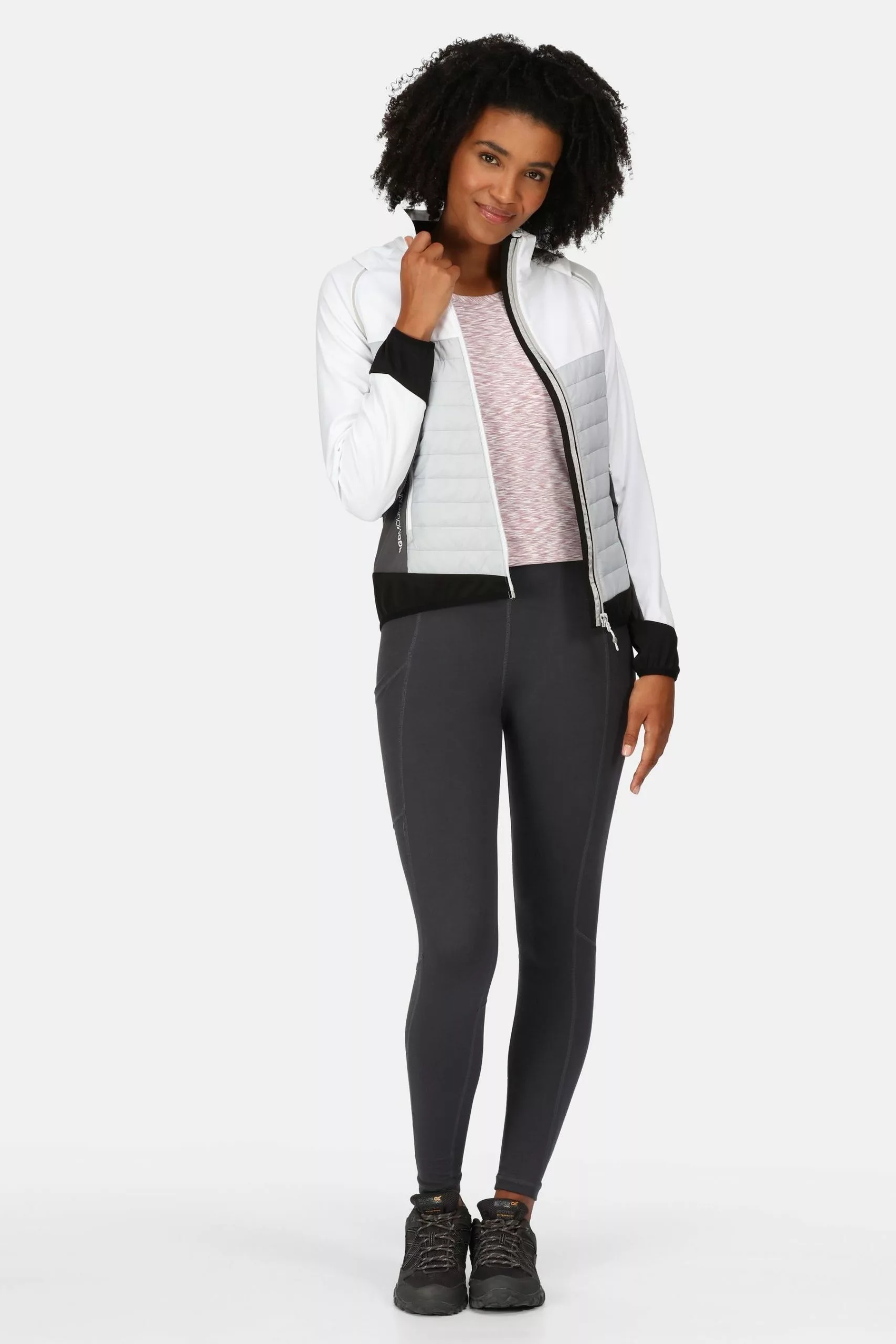 Regatta Steren White Softshell Hybrid Jacket 6 Regatta Steren White Softshell Hybrid Jacket - Image 4