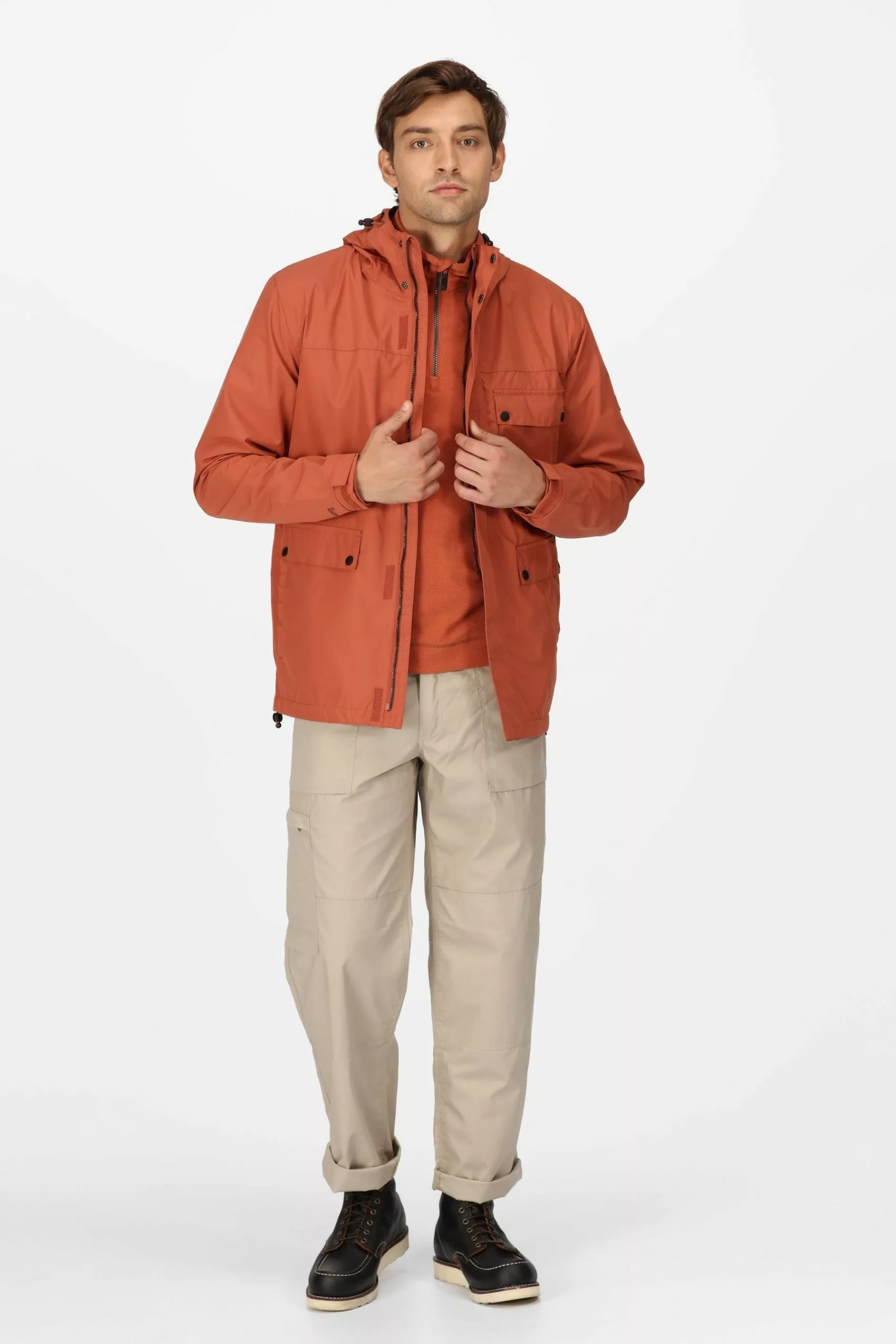 Regatta Orange Baymoor Waterproof Jacket 3 Regatta Orange Baymoor Waterproof Jacket