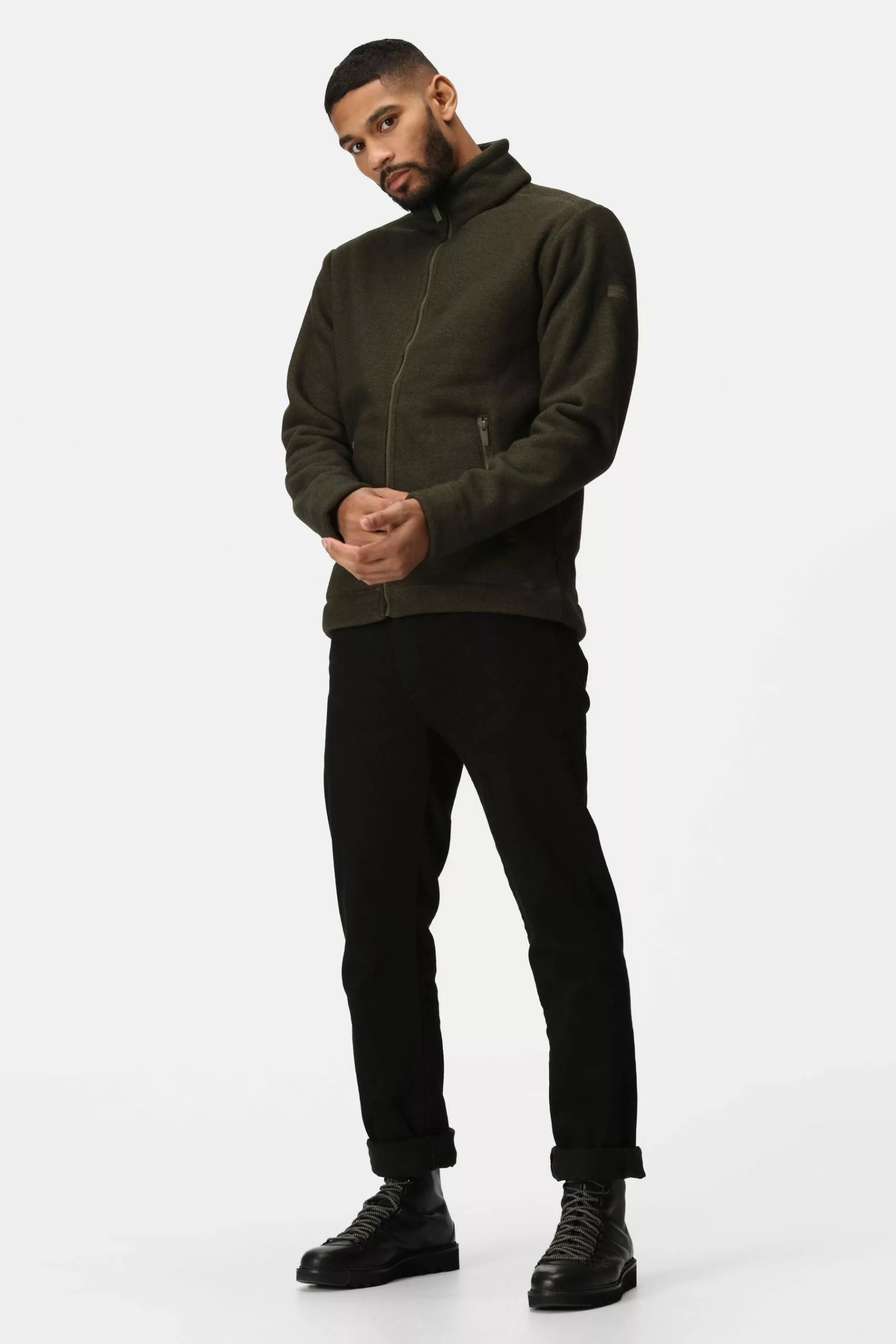 Regatta Green Garrian II Sherpa Full Zip Fleece 5 Regatta Green Garrian II Sherpa Full Zip Fleece - Image 3