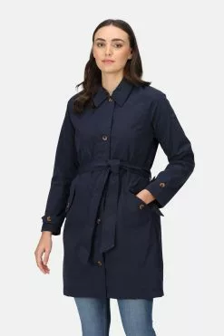 Regatta Blue Madalyn Waterproof Insulated Mac Jacket