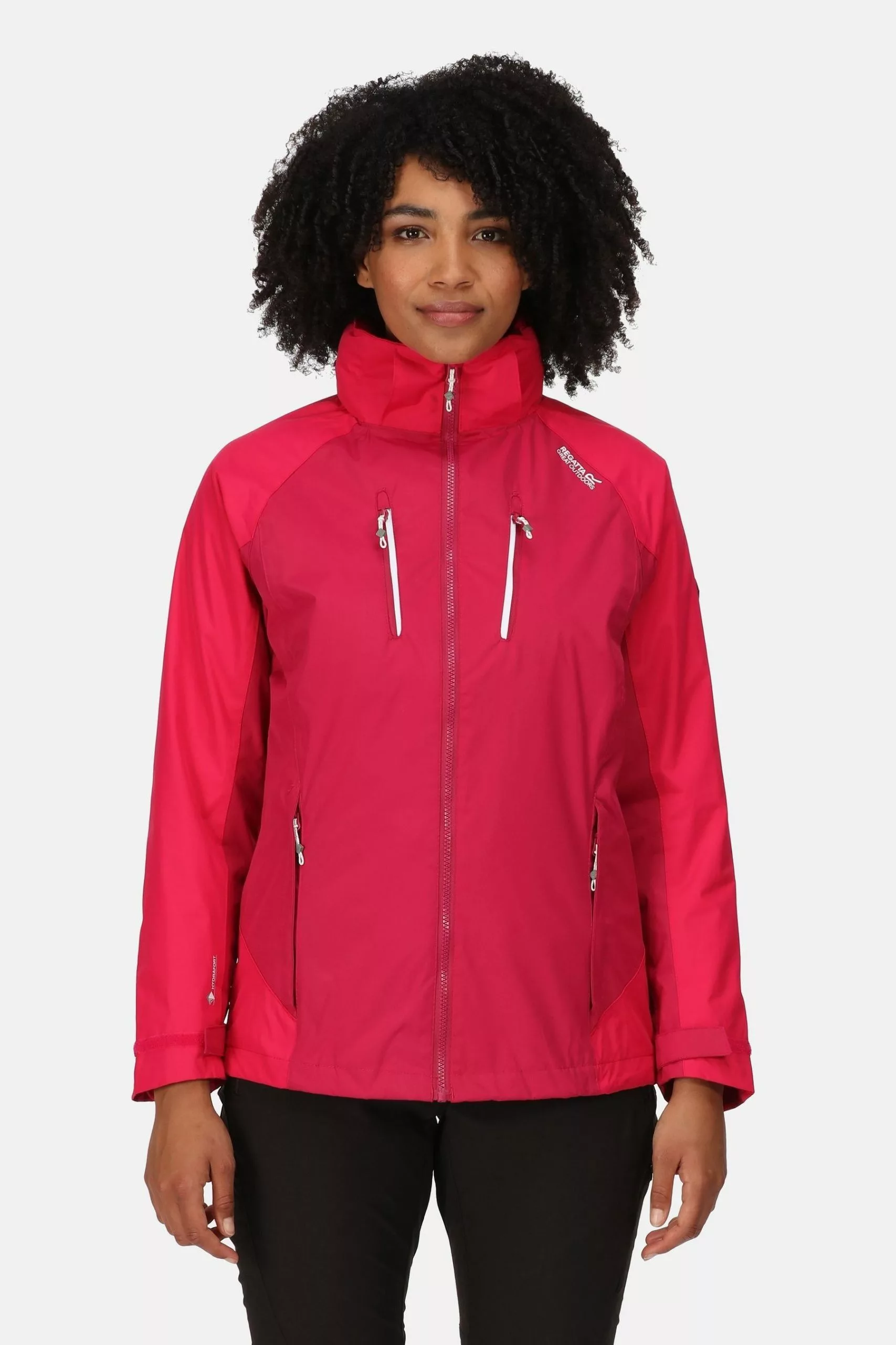 Regatta Womens Pink Calderdale IV Waterproof Jacket 3 Regatta Womens Pink Calderdale IV Waterproof Jacket