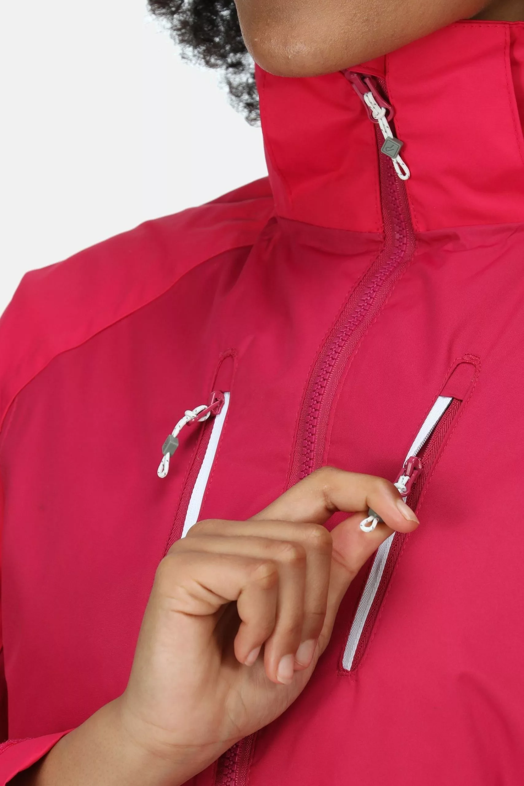 Regatta Womens Pink Calderdale IV Waterproof Jacket 6 Regatta Womens Pink Calderdale IV Waterproof Jacket - Image 4