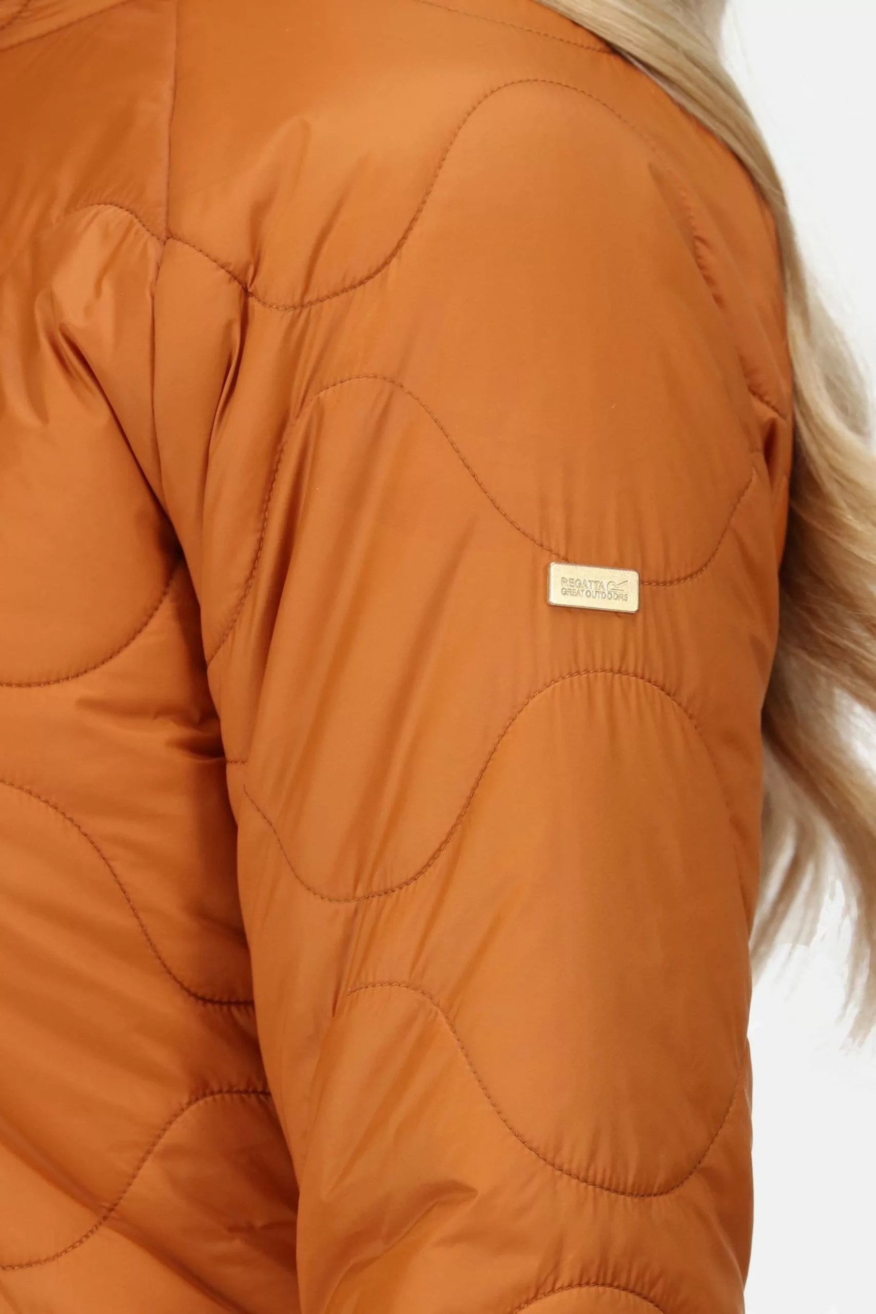 Regatta Ellerie Insulated Onion Quilt Brown Jacket 7 Regatta Ellerie Insulated Onion Quilt Brown Jacket - Image 5