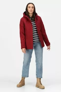 Regatta Red Bria Waterproof Insulated Jacket -Regatta Shop C26299s3