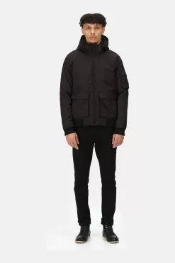 Regatta Fazian Waterproof Insulated Black Jacket