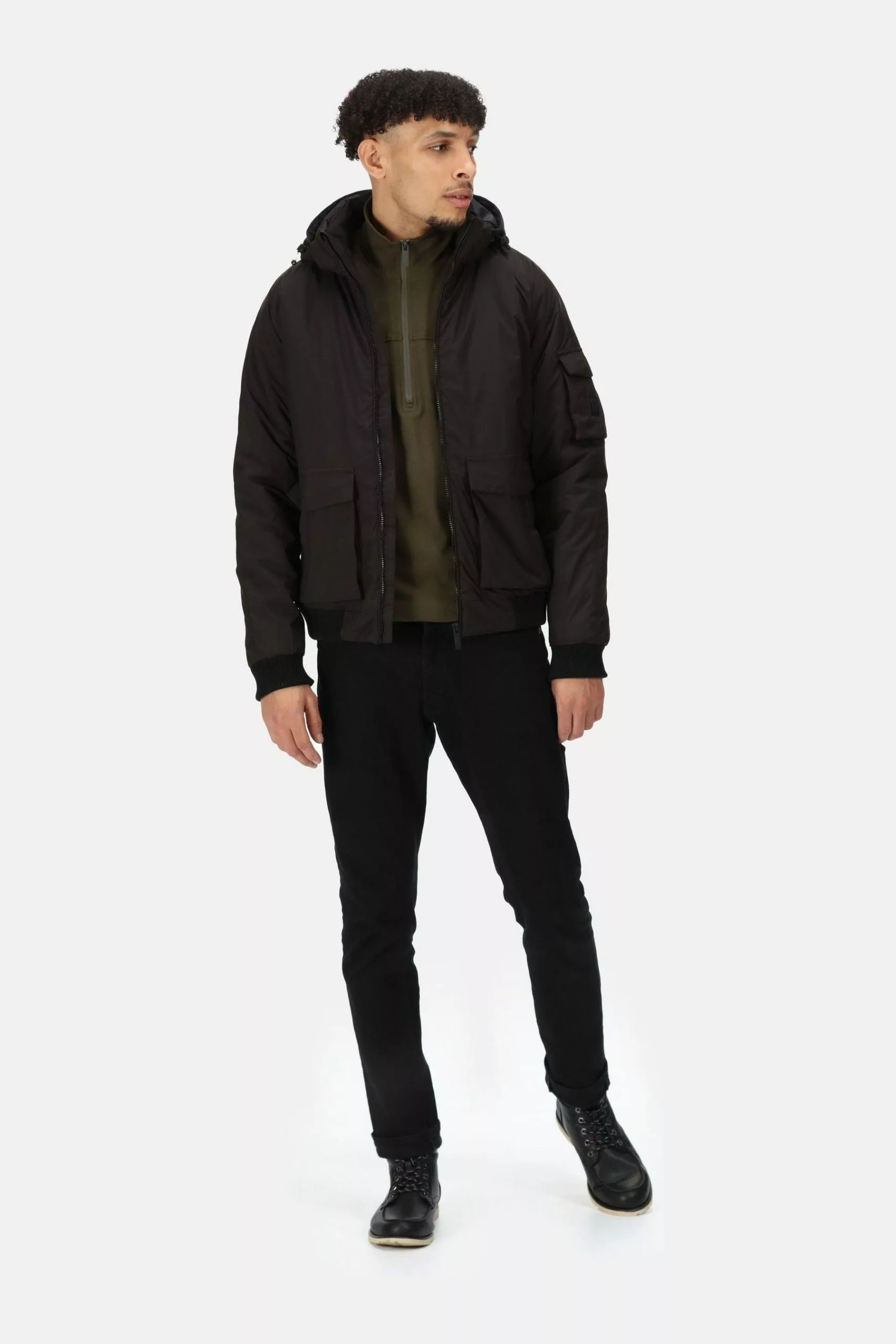 Regatta Fazian Waterproof Insulated Black Jacket 5 Regatta Fazian Waterproof Insulated Black Jacket - Image 3