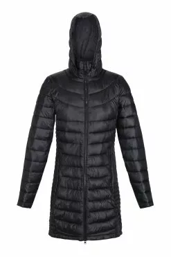 Regatta Andel Iii Longline Insulated Black Jacket -Regatta Shop C49423s7