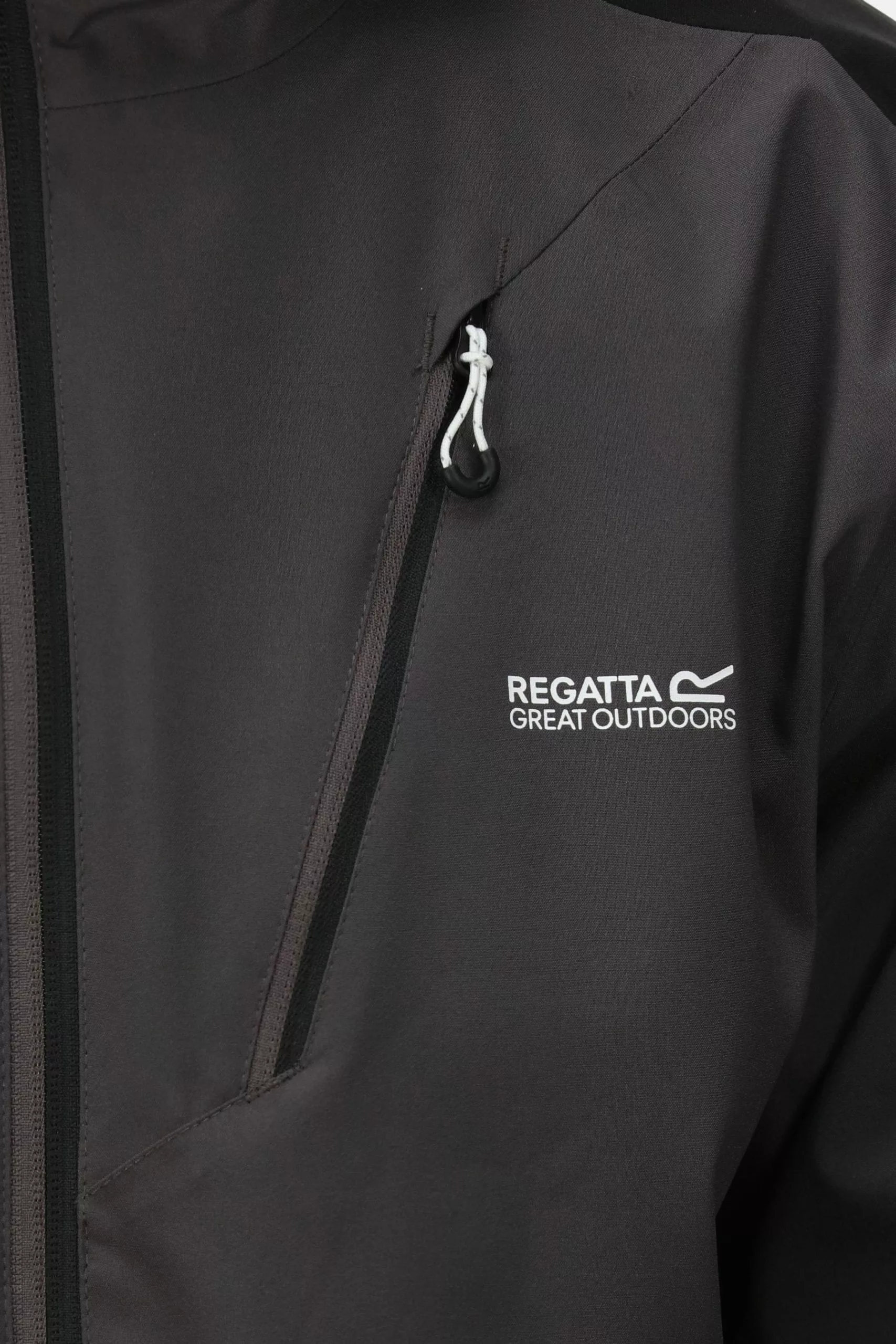 Regatta Highton Stretch III Waterproof Black Jacket 8 Regatta Highton Stretch III Waterproof Black Jacket - Image 6