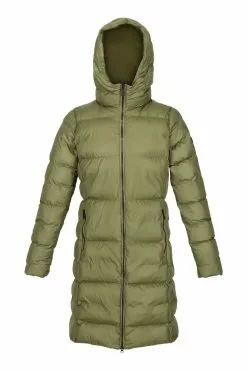 Regatta Green Pandia Ii Longline Insulated Padded Jacket -Regatta Shop C72227s7