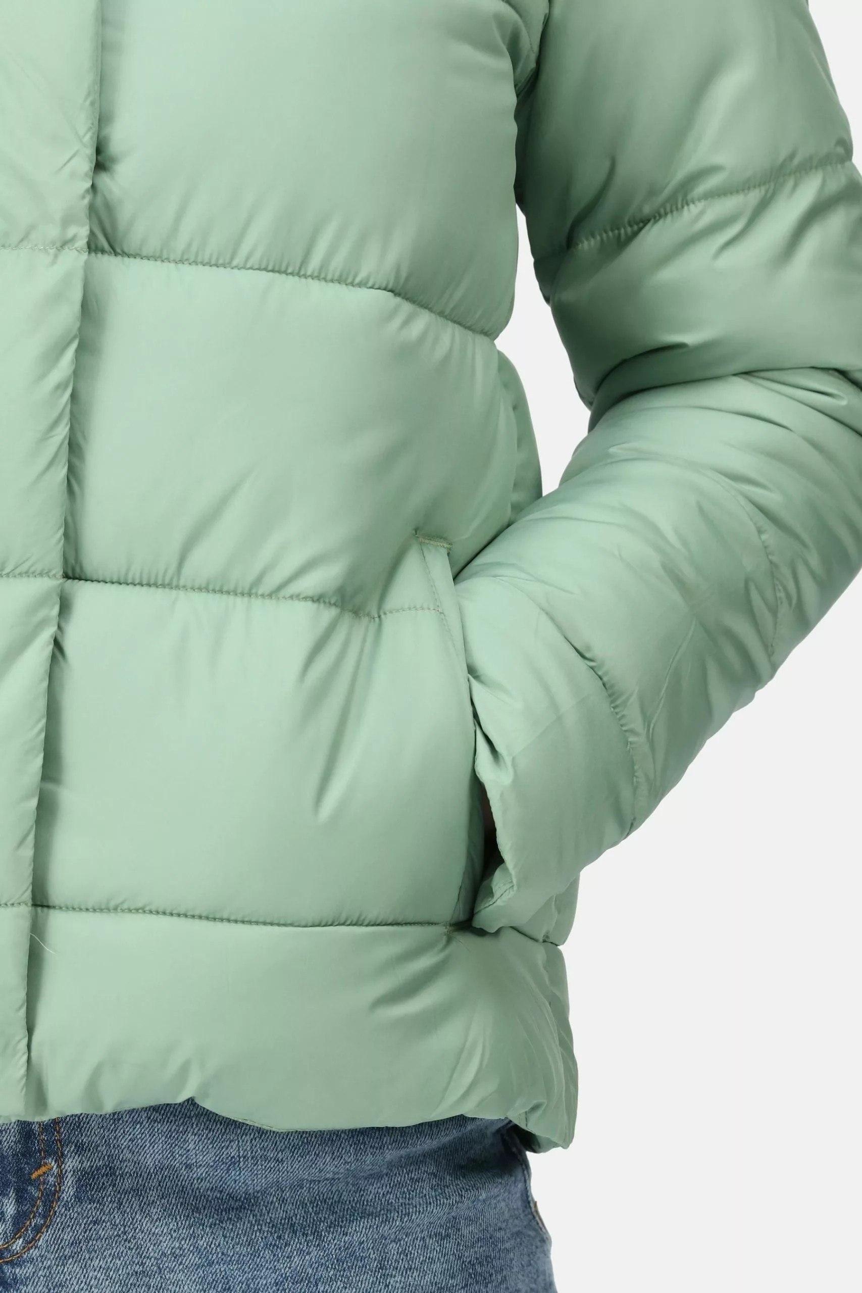 Regatta Green Raegan Insulated Padded Jacket 6 Regatta Green Raegan Insulated Padded Jacket - Image 4