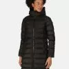 Regatta Panda Longline Insulated Padded Black Jacket -Regatta Shop C98178s