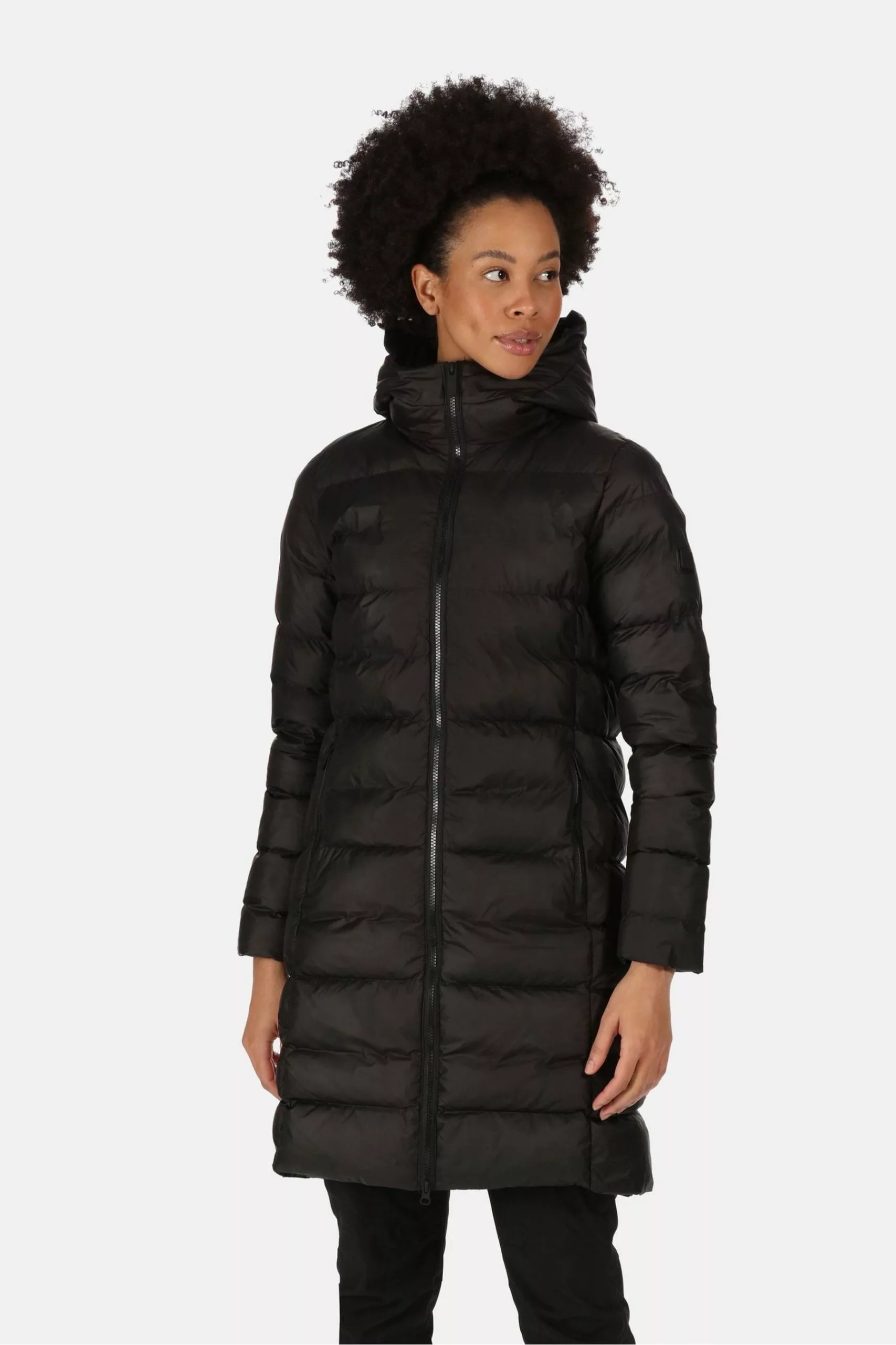Regatta Panda Longline Insulated Padded Black Jacket 3 Regatta Panda Longline Insulated Padded Black Jacket