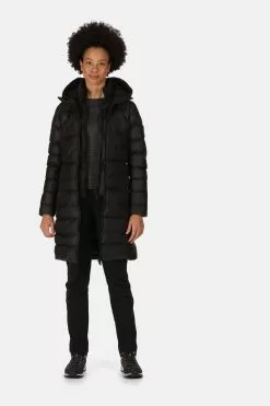 Regatta Panda Longline Insulated Padded Black Jacket 14 Regatta Panda Longline Insulated Padded Black Jacket -Regatta Shop C98178s3