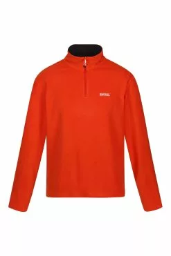Regatta Orange Thompson Half Zip Fleece -Regatta Shop D03982s5