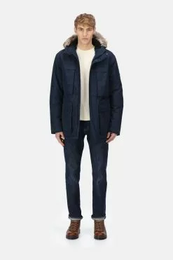 Regatta Blue Volter Heated Waterproof Parka Jacket -Regatta Shop D04002s3