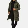 Regatta Green Bodie Longline Duvet Puffer Jacket -Regatta Shop D04450s