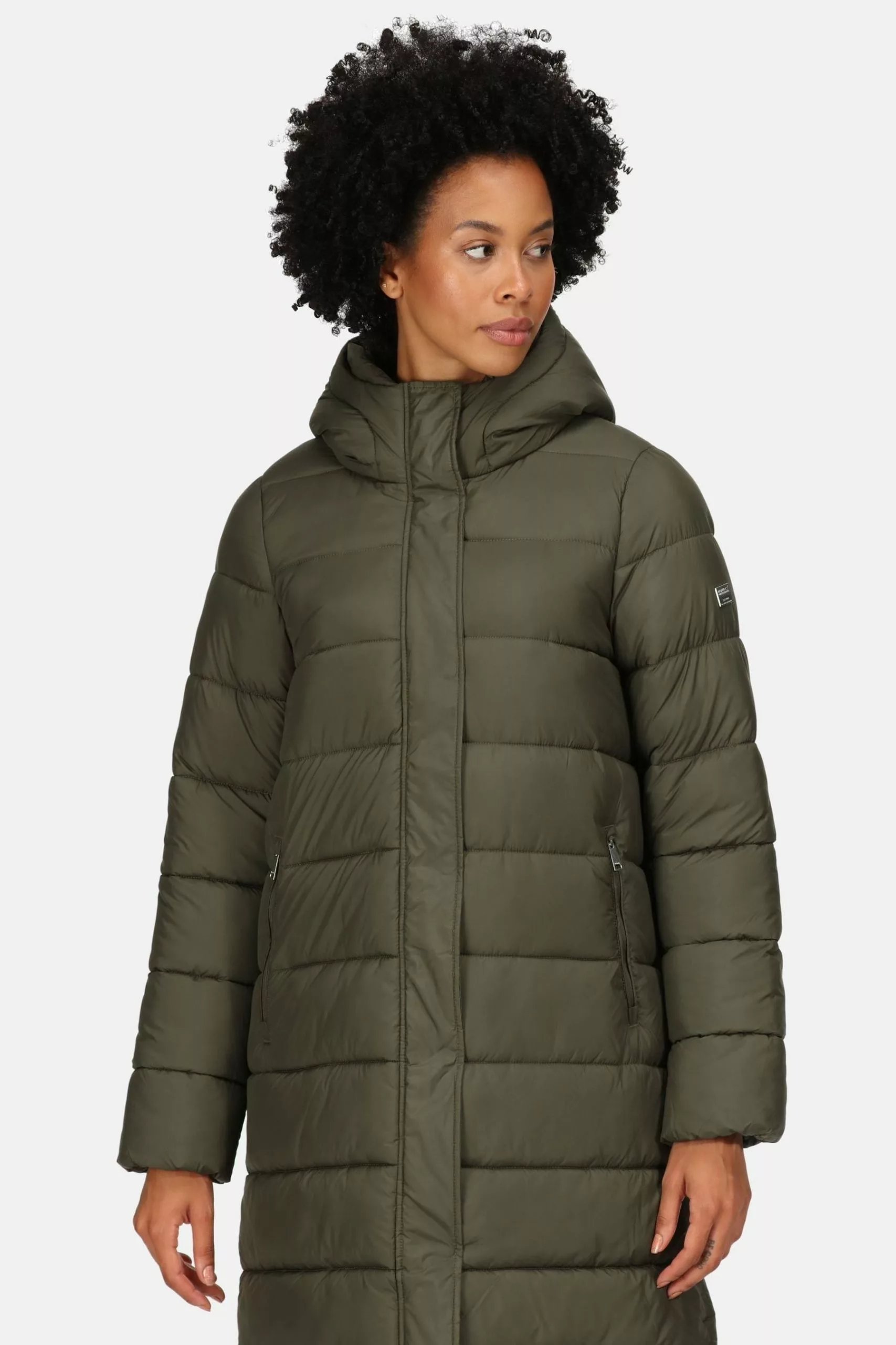 Regatta Green Bodie Longline Duvet Puffer Jacket 6 Regatta Green Bodie Longline Duvet Puffer Jacket - Image 4