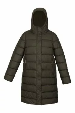 Regatta Green Bodie Longline Duvet Puffer Jacket 14 Regatta Green Bodie Longline Duvet Puffer Jacket -Regatta Shop D04450s5