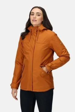 Regatta Bria Waterproof Insulated Brown Jacket