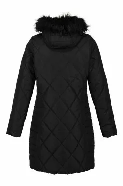 Regatta Fritha Ii Longline Insulated Black Jacket -Regatta Shop D04480s8