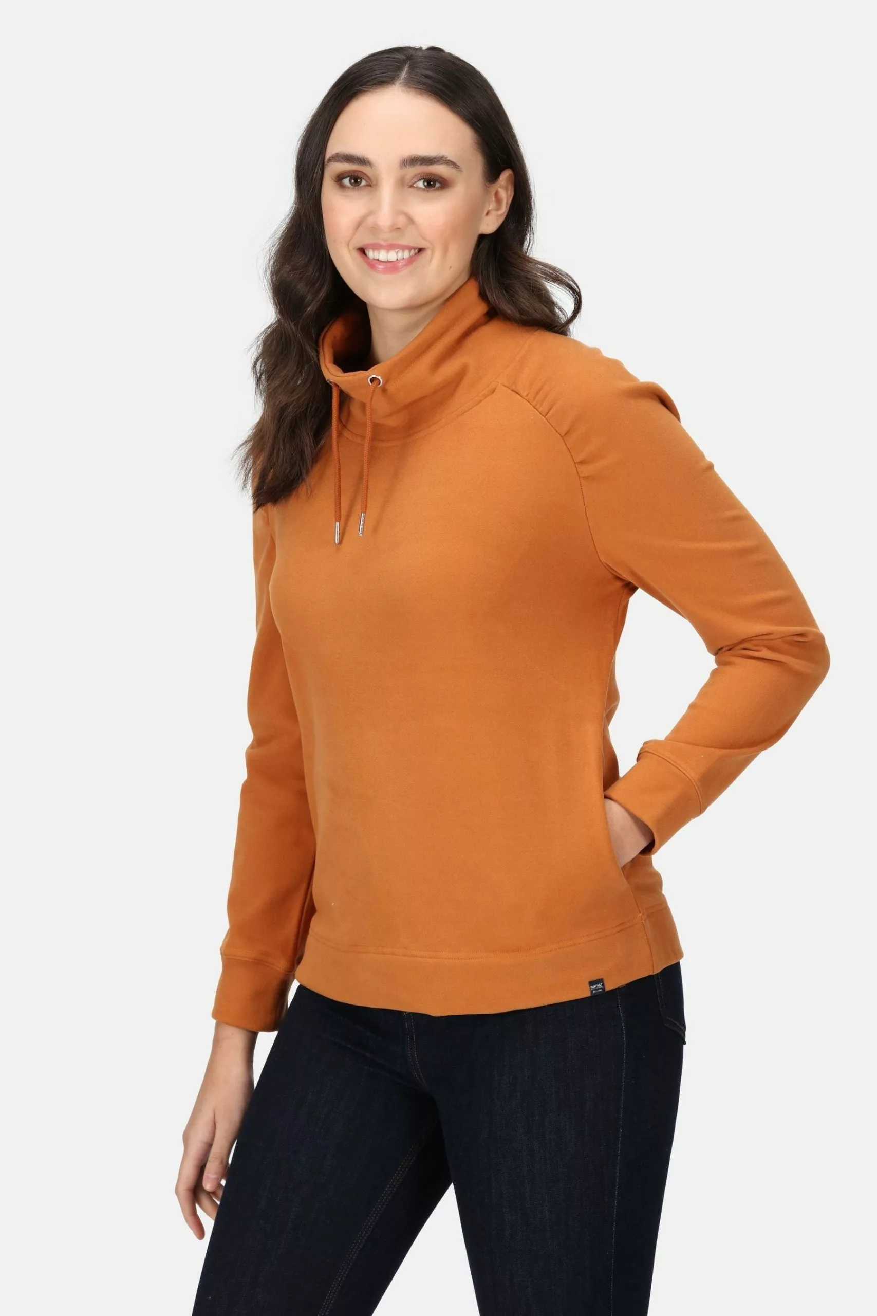 Regatta Abbilissa Slouchy Neckline Brown Fleece 3 Regatta Abbilissa Slouchy Neckline Brown Fleece