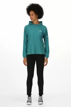 Regatta Womens Blue Montes Fleece Hoodie -Regatta Shop D04508s4