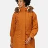 Regatta Shiloh Brown Longline Waterproof Insulated Jacket -Regatta Shop D04515s